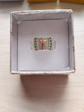 Anillo Sello Crucifijo de Fe con Baño de Oro